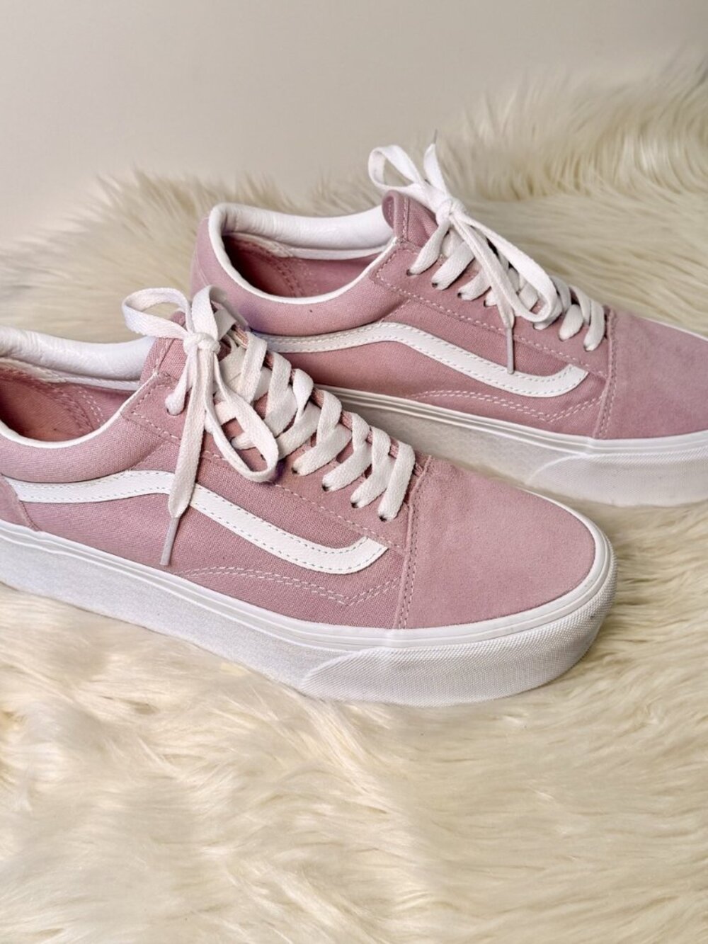 Vans Stackform Platform Sneakers Pink 9.5
